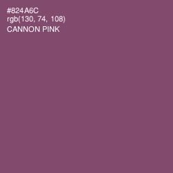 #824A6C - Cannon Pink Color Image